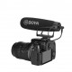 BOYA BY-BM2021 Compact Shotgun Mic Super Cardioid Video Shotgun Microphone for Cameras 3.5mm