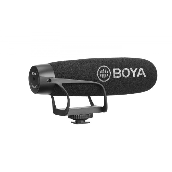 BOYA BY-BM2021 Compact Shotgun Mic Super Cardioid Video Shotgun Microphone for Cameras 3.5mm - BOYA