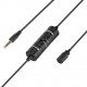BOYA BY-M1S (M1 Smart) wired mic Universal Lavalier Microphone 3.5mm for phone, laptop, camera
