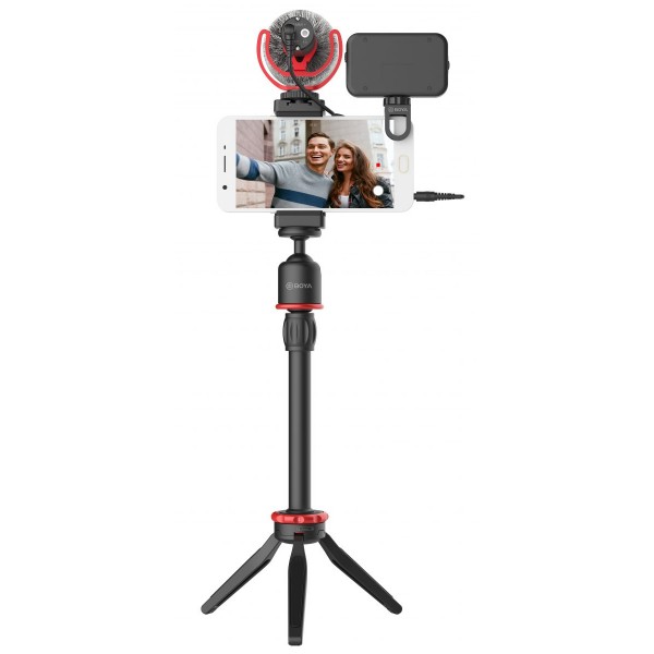 BOYA BY-MM1+ shotgun mic Universal Mini Shotgun Mic 3.5mm for camera, phone, laptop improved signal