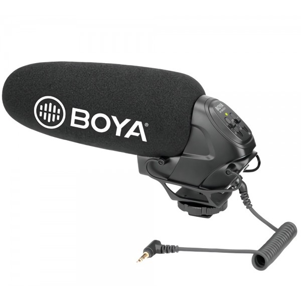 BOYA BY-BM3031 Super-cardioid Shotgun On-Camera Microphone for Cameras and Video - BOYA
