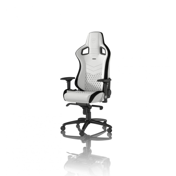 noblechairs EPIC Gaming Chair Breathable, 4D armrests, 60mm casters - black/white - Καρέκλες Gaming