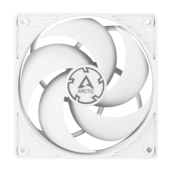 ARCTIC P12 PWM PST – 120mm Pressure optimized case fan | PWM controlled speed with PST - White color - Case Fan