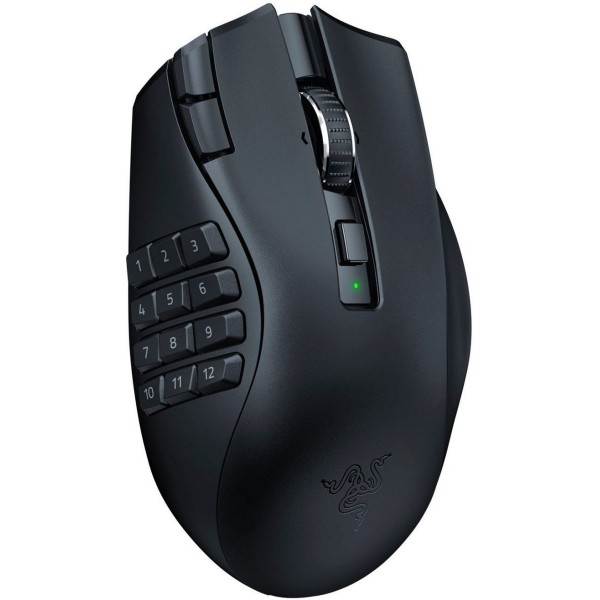 Razer NAGA V2 HYPERSPEED - Wireless MMO Gaming Mouse - 30K DPI - 2.4GHz / Bluetooth - 19 Buttons - Razer