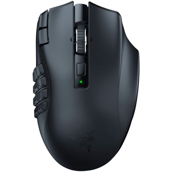 Razer NAGA V2 HYPERSPEED - Wireless MMO Gaming Mouse - 30K DPI - 2.4GHz / Bluetooth - 19 Buttons - Razer
