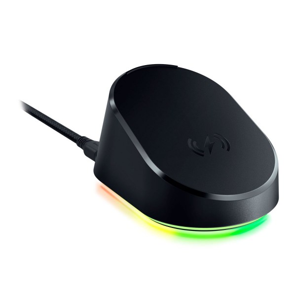 Razer MOUSE DOCK PRO - 4K Polling Rate - Magnetic Wireless Charging - Anti-Slip Base - Chroma RGB - Razer