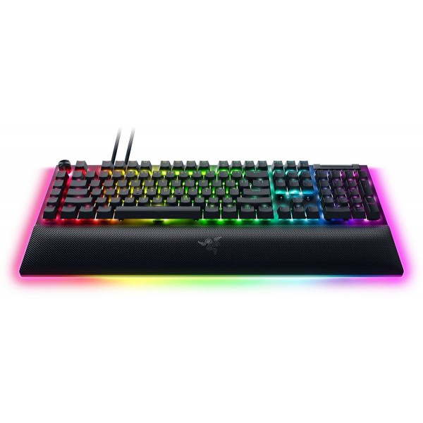 Razer BLACKWIDOW V4 PRO - Gaming Mechanical RGB Keyboard -  Yellow Silent Switches - Macros