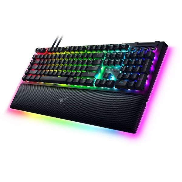 Razer BLACKWIDOW V4 PRO - Gaming Mechanical RGB Keyboard -  Yellow Silent Switches - Macros