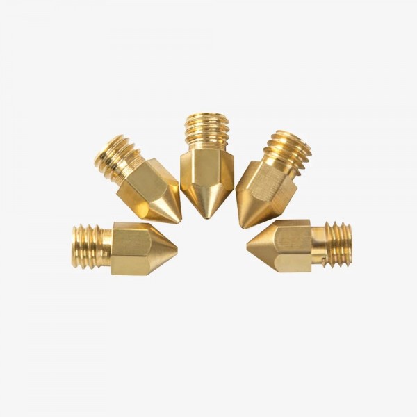 CREALITY 0,4mm Brass Nozzle Kit (x5 pcs) of 6x13mm International Brass Nozzles - Σύγκριση Προϊόντων