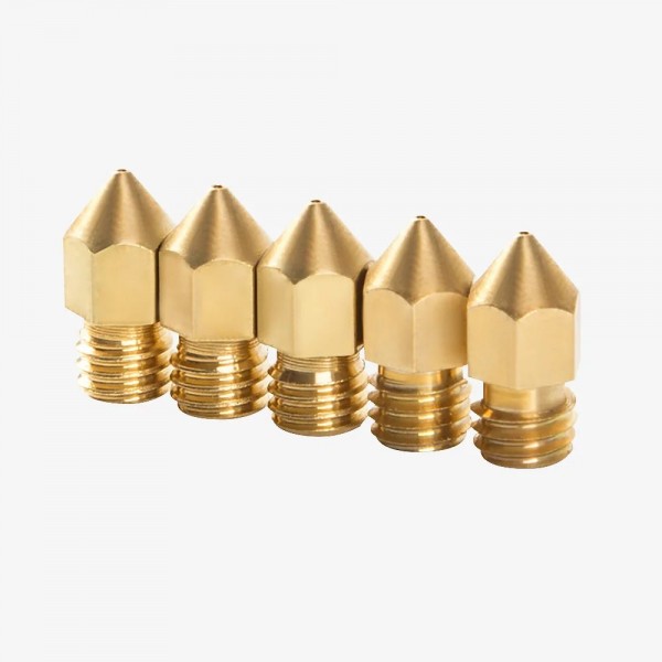 CREALITY 0,4mm Brass Nozzle Kit (x5 pcs) of 6x13mm International Brass Nozzles - Σύγκριση Προϊόντων