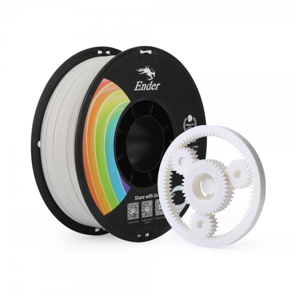 CREALITY EN-PLA+ White Ender 3D Printer Filament Strength 34MPA Bend 77MPa 1 kg Spool1.75 3301010305 - CREALITY
