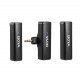 BOYALINK Mobile Wireless Mic for Android (USB-C) iPhone IOS and 3,5 TRS (laptop) 2 person vlog