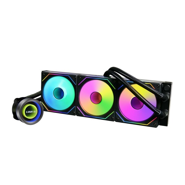 Lian Li Galahad II Trinity 360 SL-Inf Black - AIO GPU Liquid Cooler  with ARGB INFINITY Fans - LIAN LI