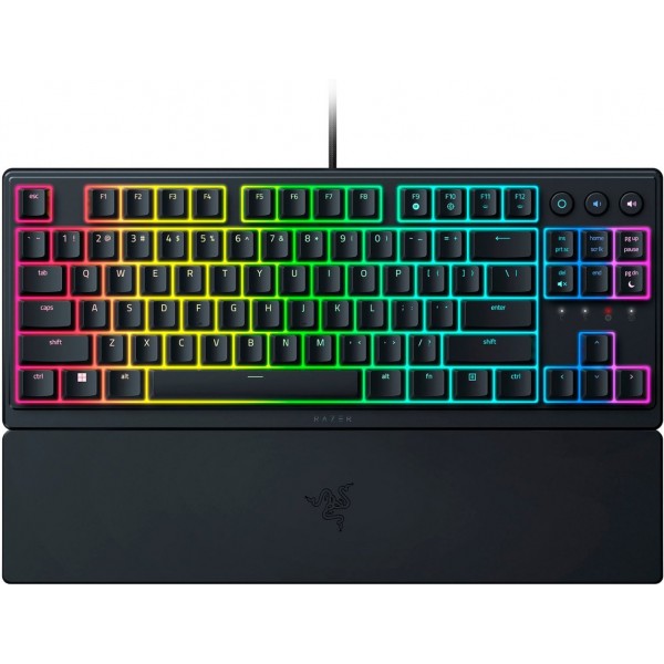 RAZER ORNATA V3 TENKEYLESS - Mecha Membrane Gaming Keyboard - Low Profile - UV COATED KEYCAPS - US - Razer