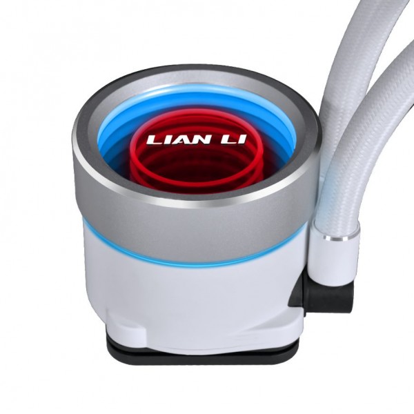 Lian Li Galahad II Trinity 240 White - AIO GPU Liquid Cooler  with ARGB Fans