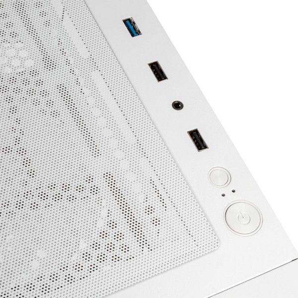 Kolink Observatory HF Glass ARGB Midi Tower Case - White (with 6 ARGB fans - 3x140mm & 3x120mm ) Kolink Observatory HF Glass ARGB Midi Tower Case - White (with 6 ARGB fans - 3x140mm & 3x120mm )