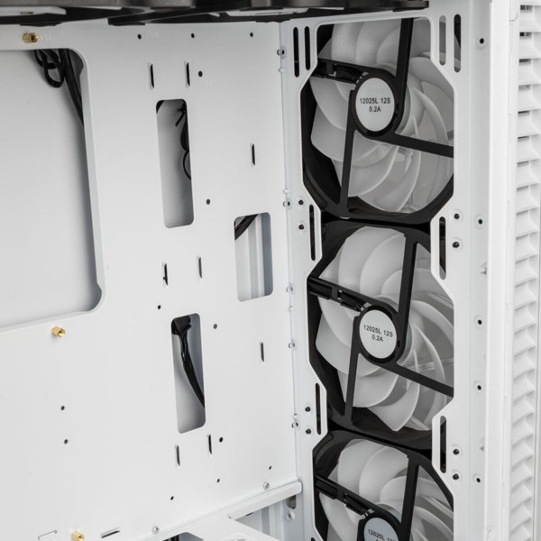 Kolink Observatory HF Glass ARGB Midi Tower Case - White (with 6 ARGB fans - 3x140mm & 3x120mm ) Kolink Observatory HF Glass ARGB Midi Tower Case - White (with 6 ARGB fans - 3x140mm & 3x120mm )