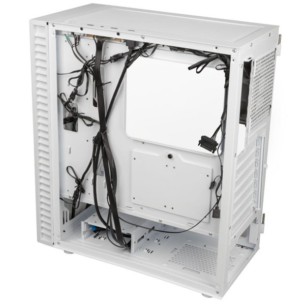 Kolink Observatory HF Glass ARGB Midi Tower Case - White (with 6 ARGB fans - 3x140mm & 3x120mm ) Kolink Observatory HF Glass ARGB Midi Tower Case - White (with 6 ARGB fans - 3x140mm & 3x120mm )