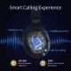 QCY H3 High-Res Headset Blue - w. Mic, Active Noise Canceling with 4 mode ANC 60h Multipoint