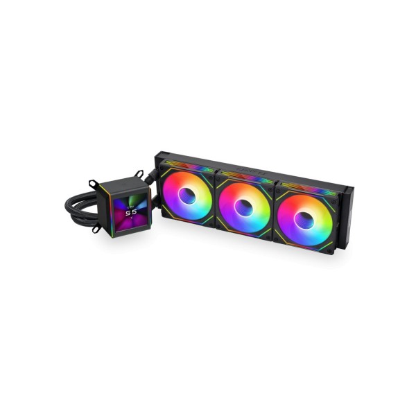 Lian Li Galahad II LCD 360 SL-Inf Black - AIO GPU Liquid Cooler  with ARGB INFINITY Fans - LIAN LI