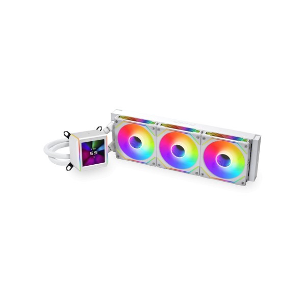 Lian Li Galahad II LCD 360 SL-Inf White - AIO GPU Liquid Cooler  with ARGB INFINITY Fans - LIAN LI