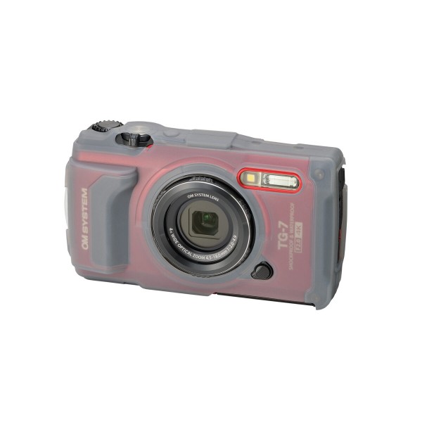 Olympus OM-System CSCH-128 Silicon Case for TG-7 - Photo Accessories