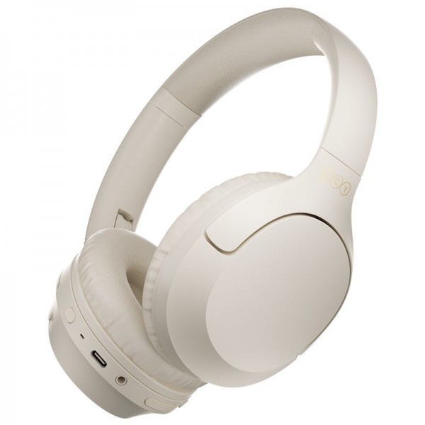 QCY H2 PRO Headset White V5.3 Bluetooth ENC Call Noise Cancelling Headphones 60h Multipoint Connect - QCY