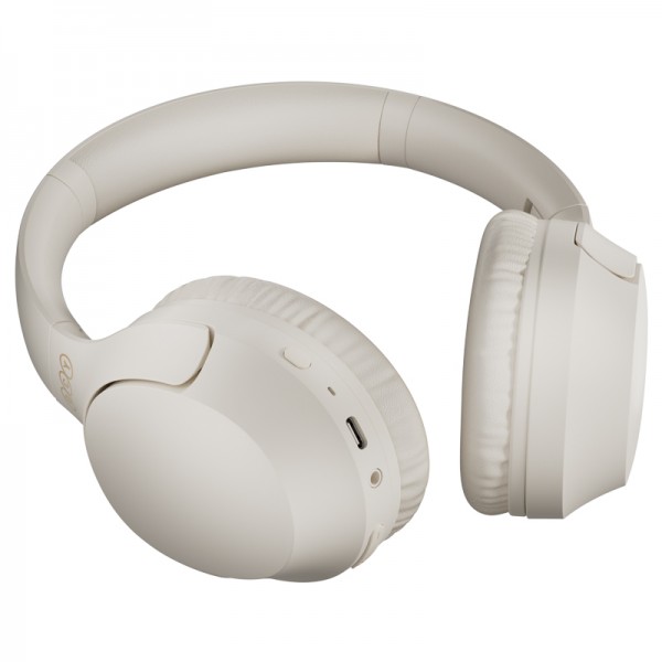 QCY H2 PRO Headset White V5.3 Bluetooth ENC Call Noise Cancelling Headphones 60h Multipoint Connect - QCY