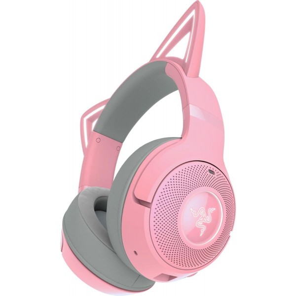 Razer KRAKEN KITTY V2 BT - Quartz - RGB - 7.1 Gaming Headset - Kitty Ears - Bluetooth 5.2 - Gadgets