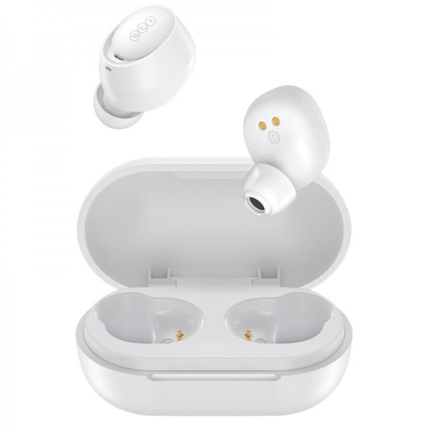 QCY Arcbuds Lite T27 White, Bluetooth 5.3 ENC IPX4 Sweatpfoof 8h - 32h battery, 68ms latency - QCY