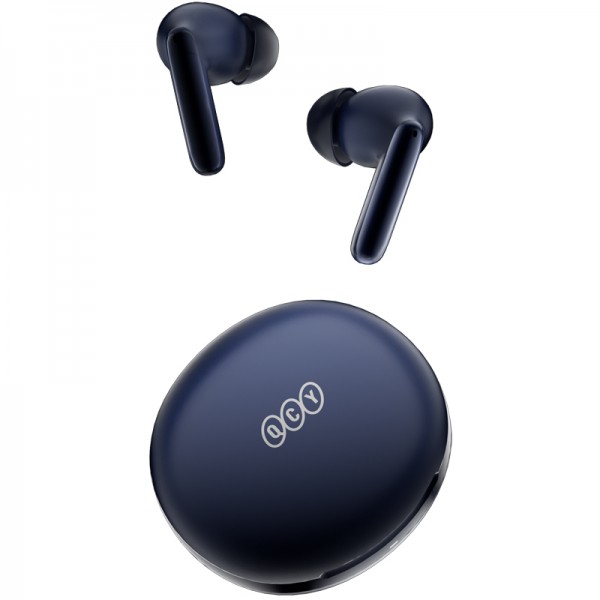 QCY T13 ANC 2 Blue - TWS 28dB active noise canceling 10mm drivers, BT 5.3 30 hours True Wireless - QCY