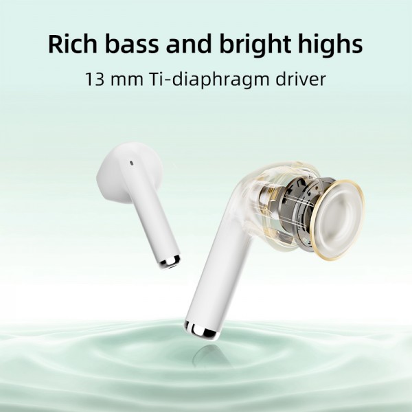 QCY T29 AilyBuds Lite TWS Black - ENC Semi in-ear Bluetooth 5.3 22,5 hours earbud True Wireless - Gadgets