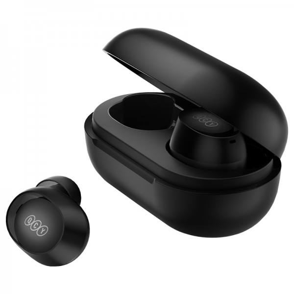 QCY Arcbuds Lite T27 Black, Bluetooth 5.3 ENC IPX4 Sweatpfoof 8h - 32h battery, 68ms latency - QCY
