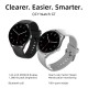QCY Watch GT S8 Gray - 1,43" AMOLED touch, 466x466 60Hz Always On Call BT Smart Watch IPX8 14day