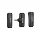 BOYA BY-WM3T-M2  2,4GHz Mobile wireless mic For Camera 3.5Jack (2 transmitters, two person vlog)