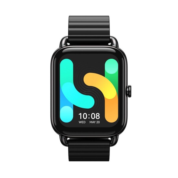 Haylou RS4 Plus Black -2 Straps (Silicon & Magnetic) Smart Watch 1,78 AMOLED 368x448 100 faces IP68 - HAYLOU