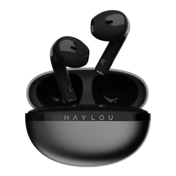 Haylou X1 2023 Black - Bluetooth TWS Semi-Ear Earbuds Bt 5.3 12mm dynamic coil 24h IPX4 Waterproof - Gadgets
