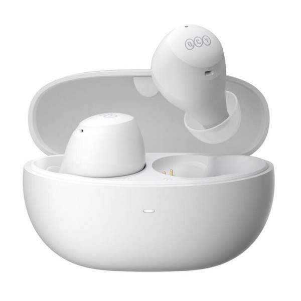 QCY HT07 ArcBuds TWS White - ANC Music Earbuds, 40dB 6 microphone ANC & PNC, 32h battery - QCY