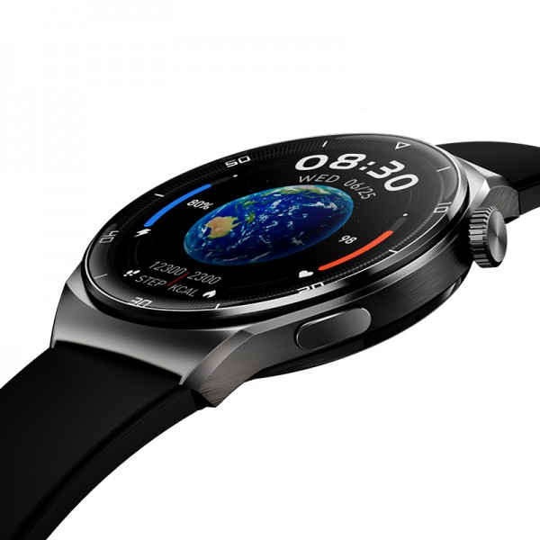 QCY Watch GT2 S3 Black - 1,43" HD AMOLED touch 466x466 60Hz Always On Call BT Smart Watch IPX8 14day - QCY