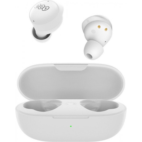 QCY HT07 ArcBuds TWS White - ANC Music Earbuds, 40dB 6 microphone ANC & PNC, 32h battery - QCY