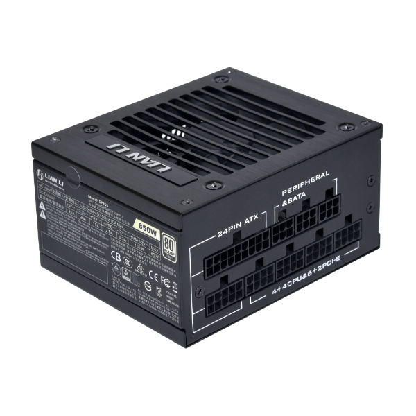 Lian Li SP850 PSU-EU BLACK 80+ GOLD, FULLY MODULAR SFX 850w PSU - LIAN LI