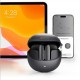 QCY AilyBuds Pro Semi-Ear ANC TWS Black 6 mic & A.I. Noise Cancel. LDAC Audio Ultra HD Multi-point
