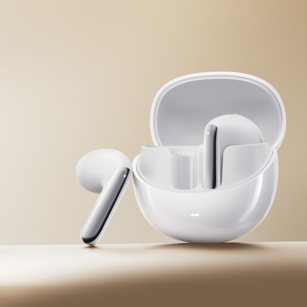 QCY AilyBuds Pro Semi-Ear ANC TWS White 6 mic & A.I. Noise Cancel. LDAC Audio Ultra HD Multi-point