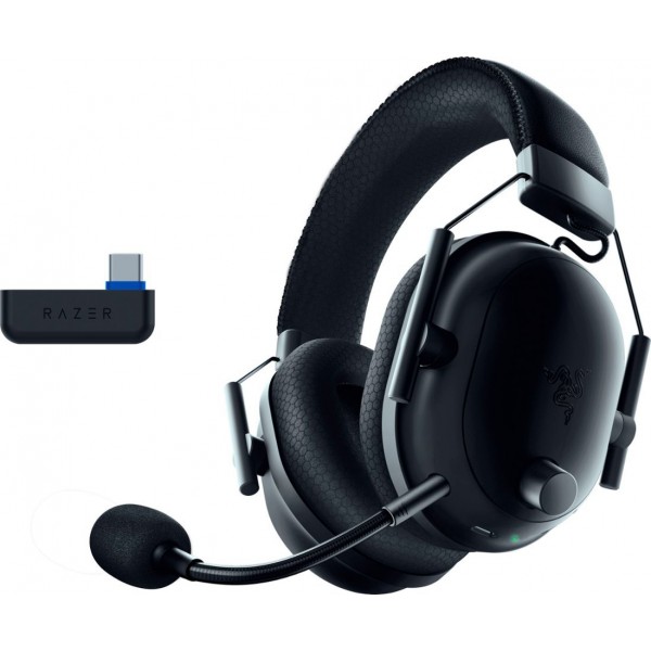 Razer BLACKSHARK V2 PRO Black For PLAYSTATION  – Wireless – 70h Battery – 2.4GHz/BT - Gadgets