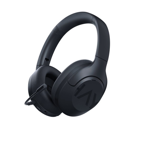 Haylou S30 Pro Black - BT ANC Headset, Detachable Mic, Hi-Res Audio -42Db 2 mode ANC - Protein Leath - Gadgets