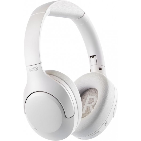 QCY H3 Lite Headset White - ANC Noise Canceling 40mm drivers 68ms latency - 60h battery - Headphones