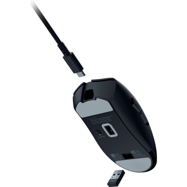 Razer DEATHADDER V3 HYPERSPEED - 55g Ultralight Wireless Gaming Mouse - 100h Battery - 26K DPI - Gaming Mouse