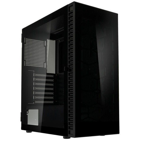 Kolink Observatory HF Glass Core Midi Tower Case - Black No Fans - Pro GamersWare
