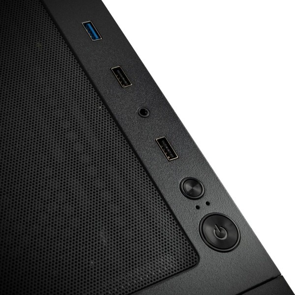 Kolink Observatory HF Mesh Core Midi Tower Case - Black No Fans | Cases Kolink Observatory HF Mesh Core Midi Tower Case - Black No Fans