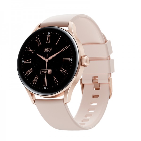 QCY Watch Elite S11 Pink Gold - Small metal 1,19" AMODEL Fashion BT Call IPX8 Waterproof 7Day always - Σύγκριση Προϊόντων